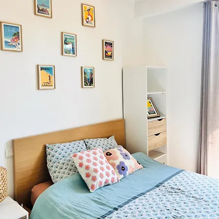 Appartement T2 With Parking, Air-conditioned, 10 Min From The Beaches Of Cannes Le Cannet