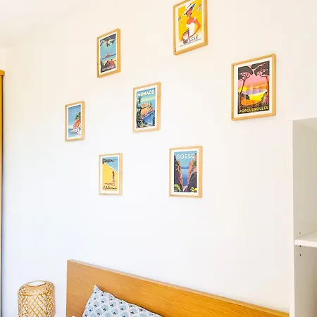 T2 With Parking, Air-conditioned, 10 Min From The Beaches Of Cannes 勒卡内