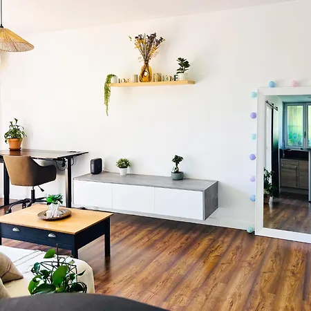 Appartement T2 With Parking, Air-conditioned, 10 Min From The Beaches Of Cannes